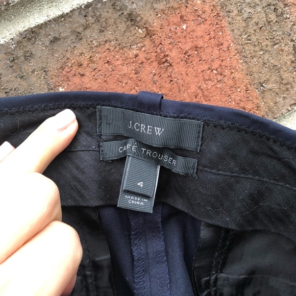 Navy j.crew trouser pant - Picture 3 of 3